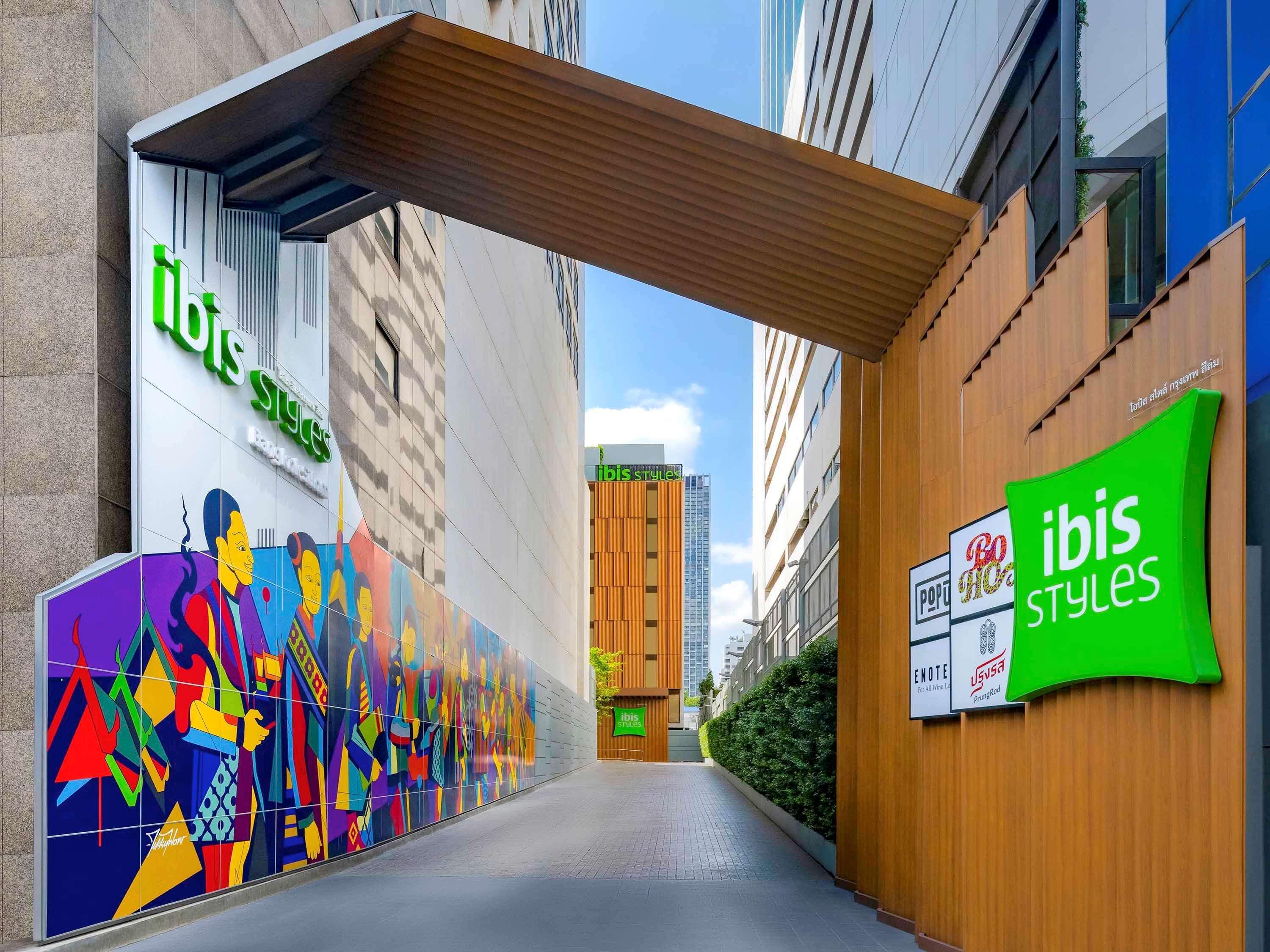 Hotel ibis Styles Bangkok Silom Exteriér fotografie